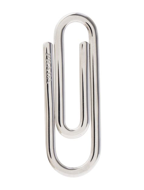 prada paper clip barneys